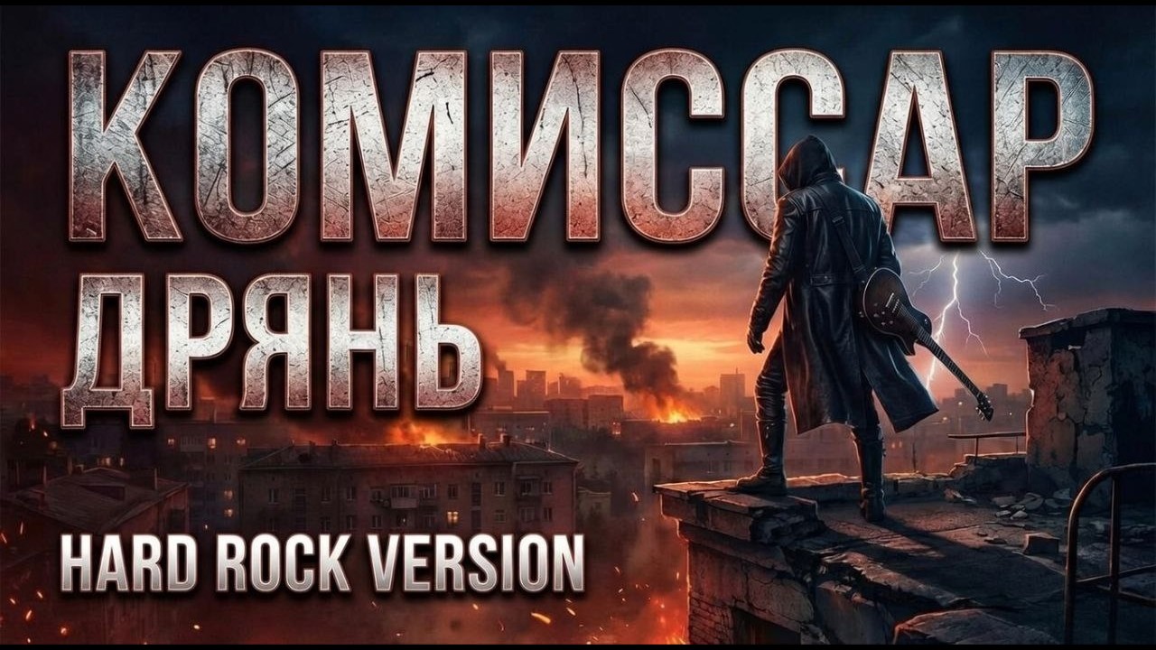 🎸 Комиссар – Дрянь (AI Cover) | HARD ROCK VERSION | Raw & Angry
