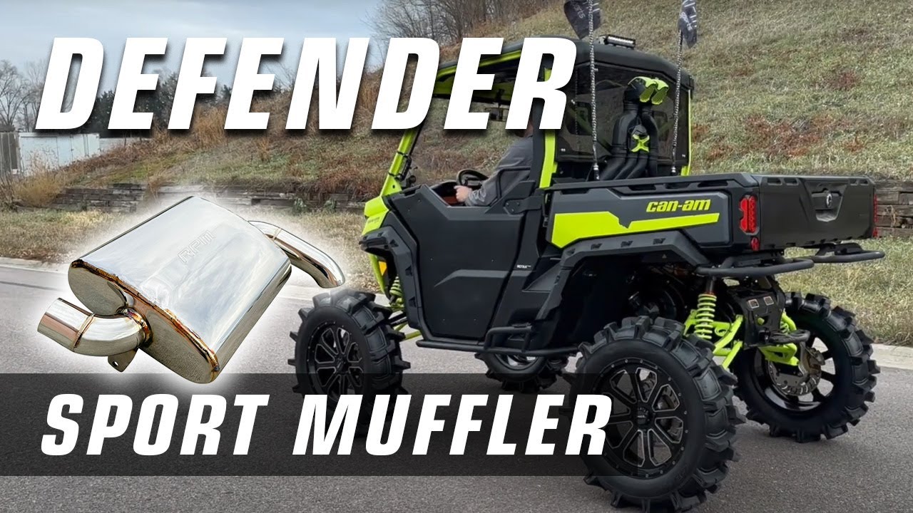 НОВИНКА! Глушитель Can Am Defender Sport от RPM!