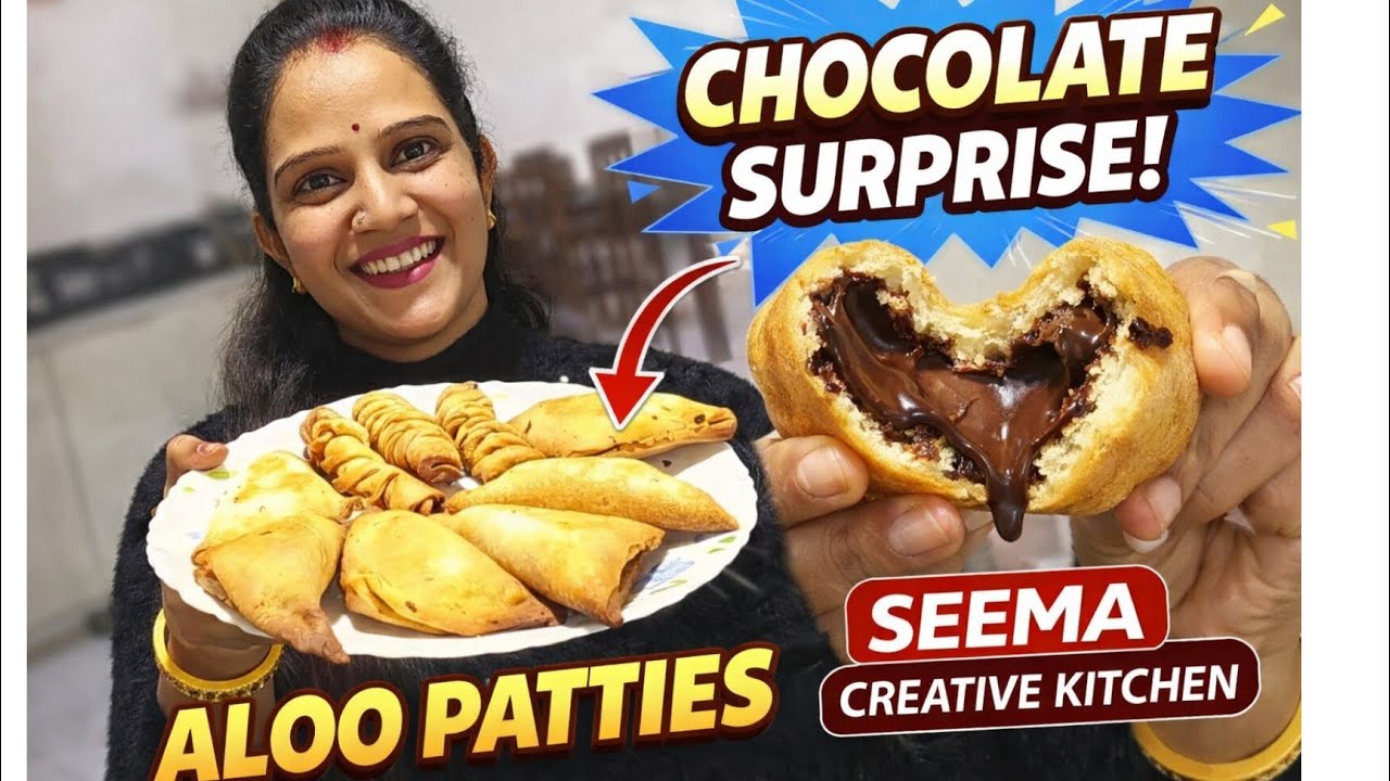 Chocolate Aloo Patties 😱 | आलू पैटीज़ में चॉकलेट? 😱 | ज़रूर ट्राय करें
