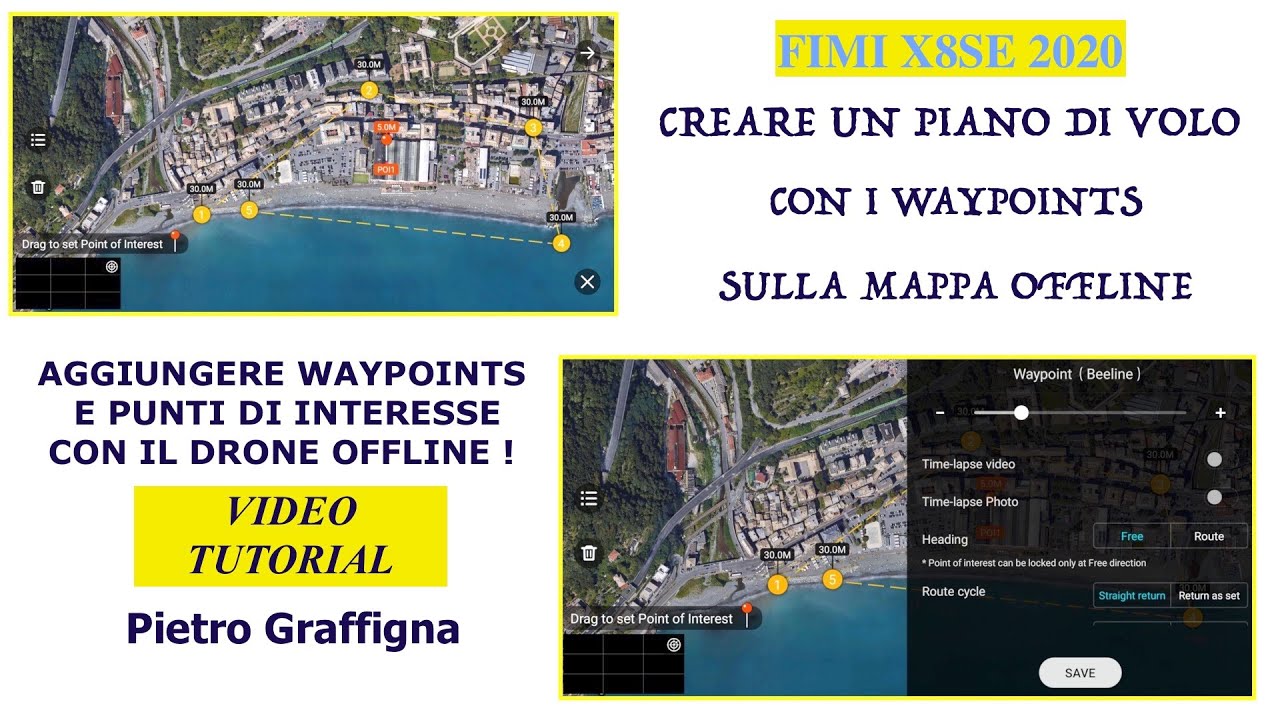 FIMI X8SE 2020 - CREARE UNA MISSIONE DI VOLO OFFLINE