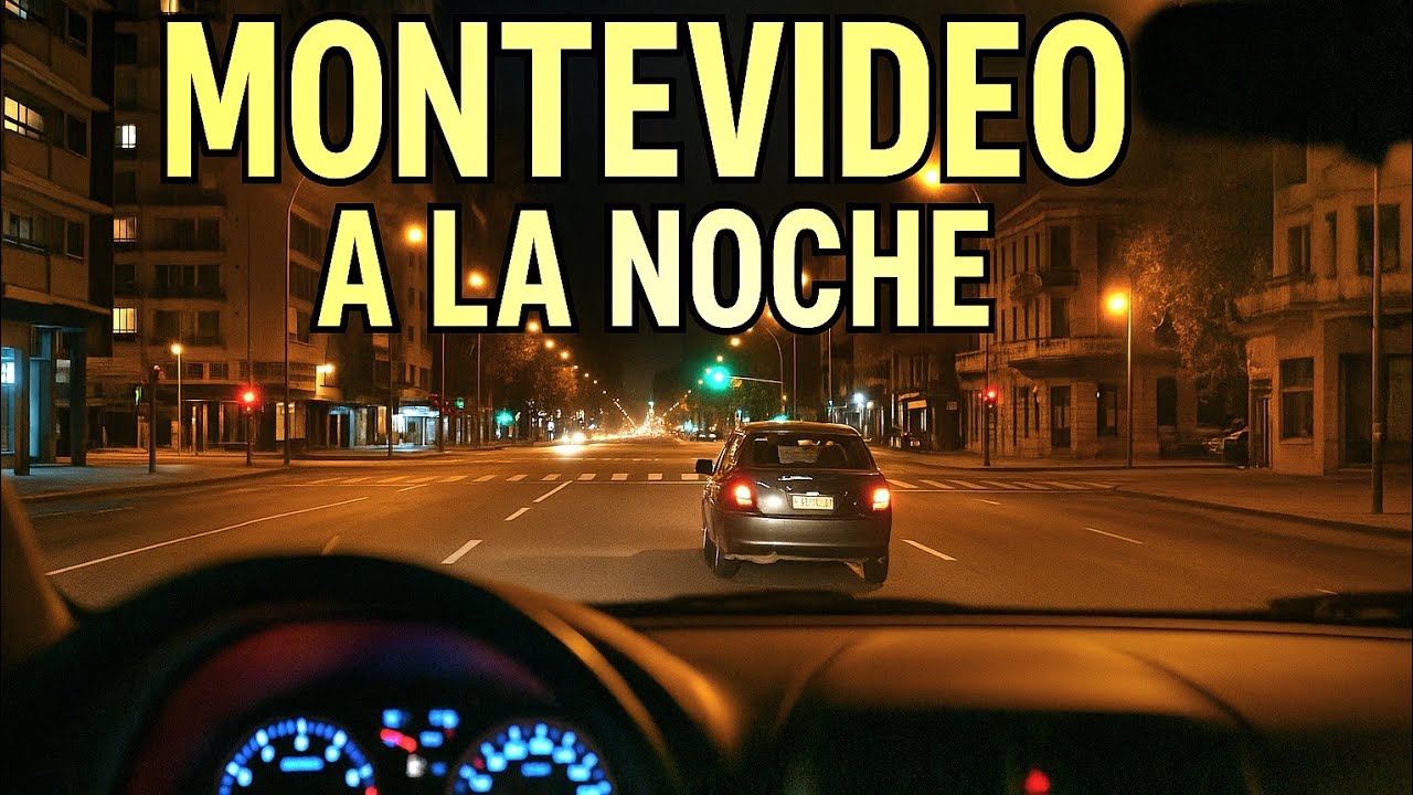 MANEJANDO MONTEVIDEO A La NOCHE #viralvideo #montevideo #Uruguay  #uruguaynatural #travel 