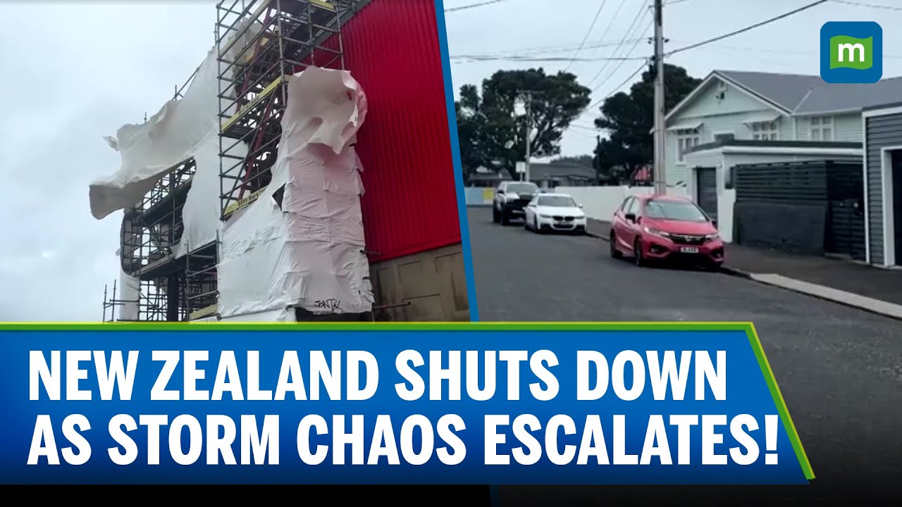 Strongest winds in more than a decade hit New Zealand's capital, forces flight cancellations | N18G