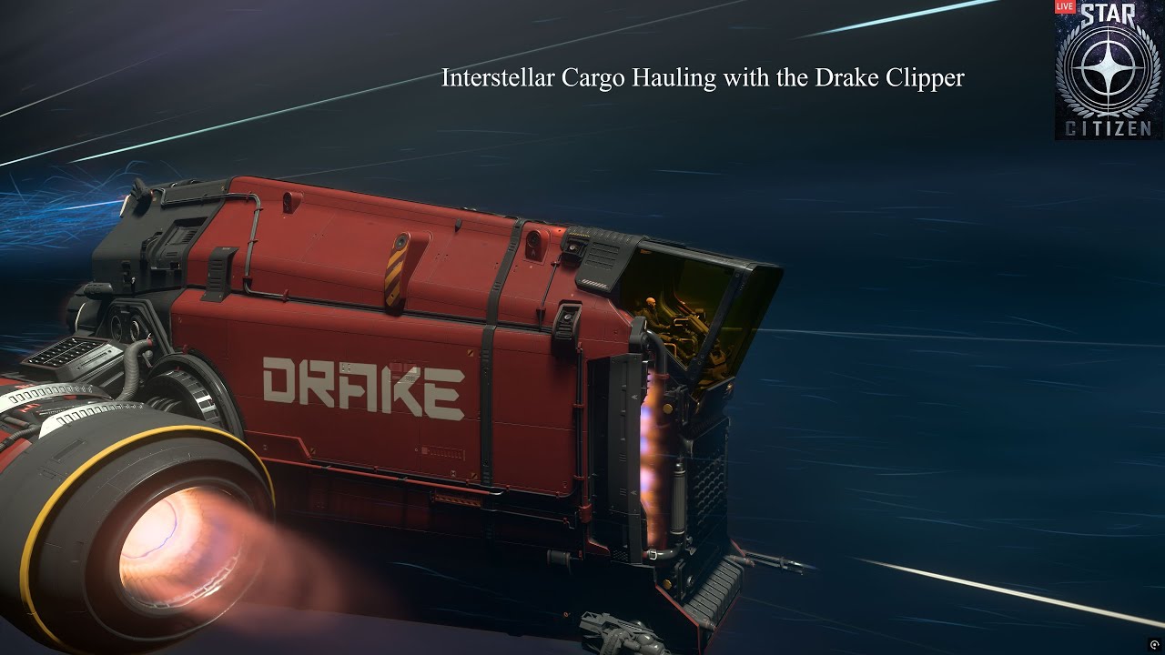 Interstellar Cargo Hauling with the Drake Clipper Pyro to Stanton (Star Citizen 4.4 live)