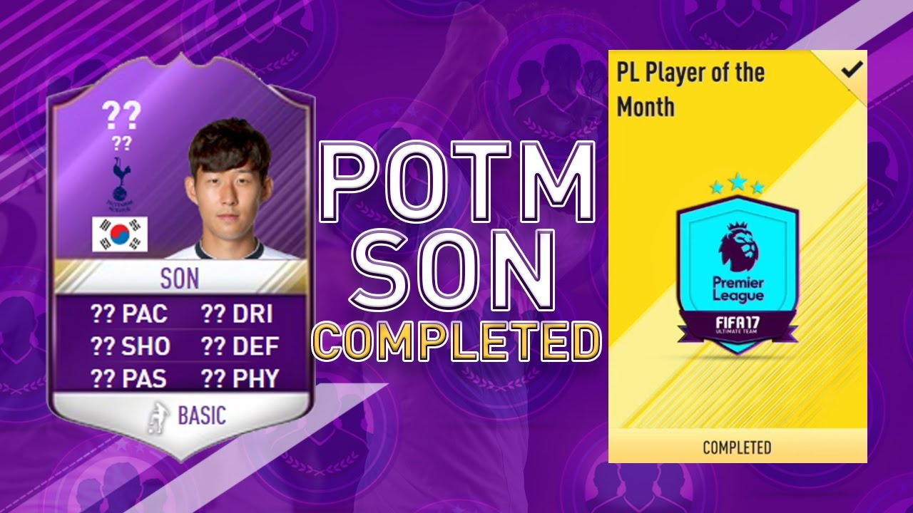 FIFA 17 POTM Son SBC - Completed