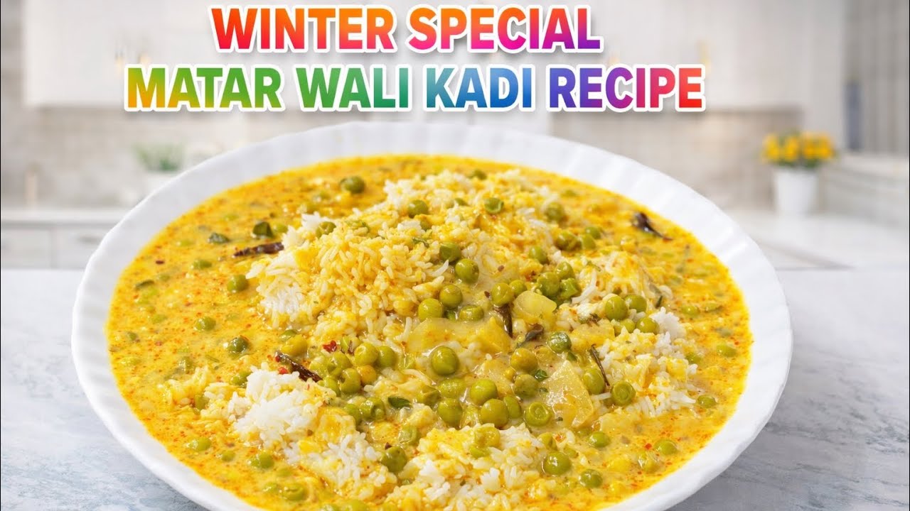 #winter, special matar wali Kadi # subscribe my YouTube channel for more recipe ## try & enjoy ☺️ #🫶
