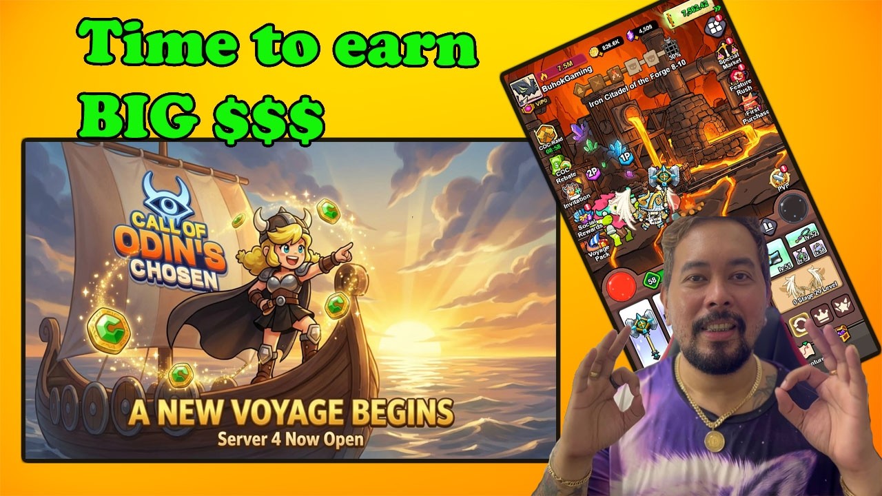 CALL OF ODINS CHOSEN PLAY TO EARN AND FREE TO PLAY | NEW SERVER IS UP AND EARNINGS