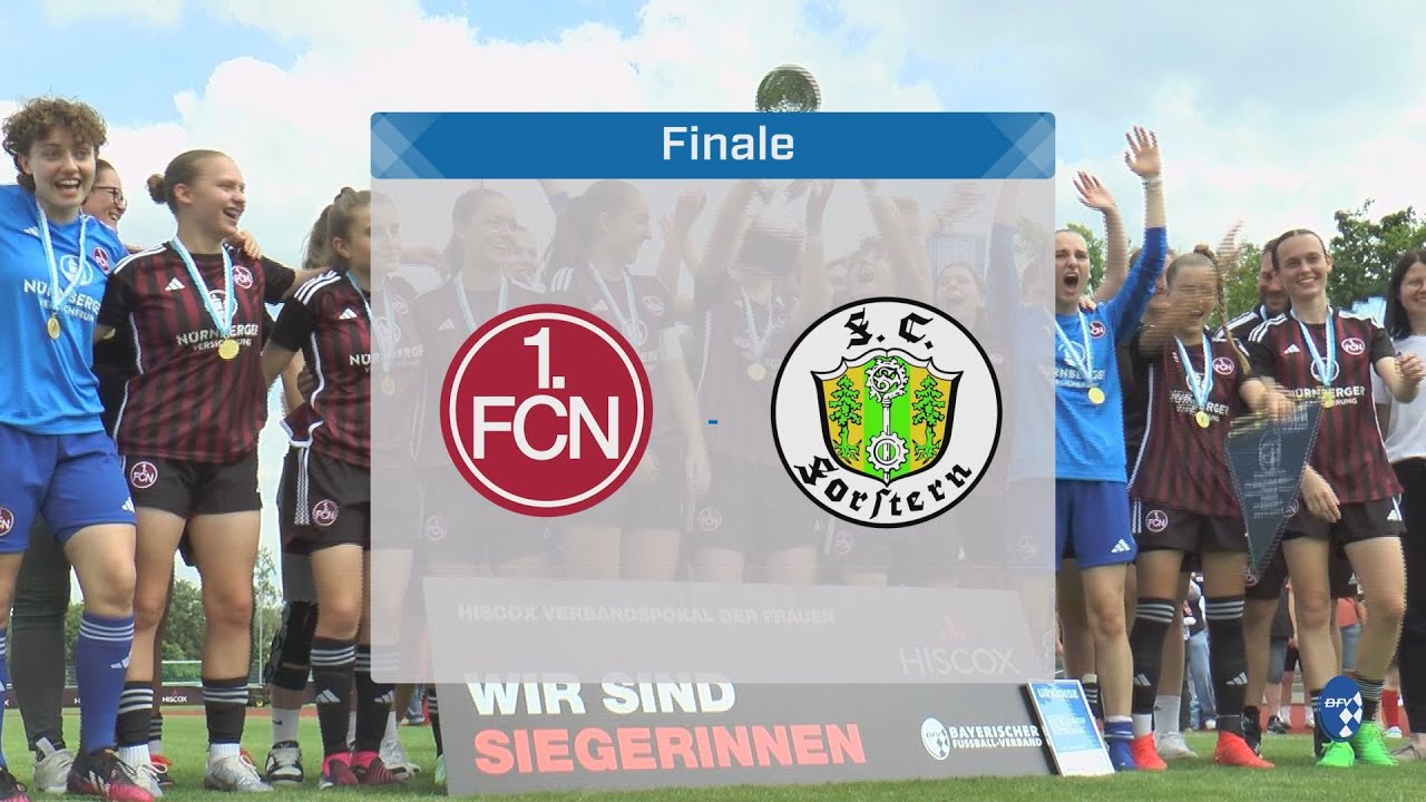 Feuerwerk: Landesligist 1. FC Nürnberg II triumphiert im Hiscox Verbandspokal
