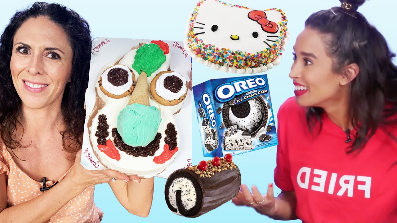 Taste Testing the Best Ice Cream Cakes! (Cheat Day)