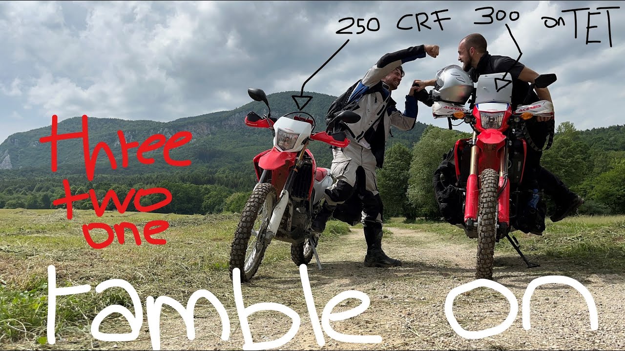 CRF300L trifft CRF250L TET Slovenien