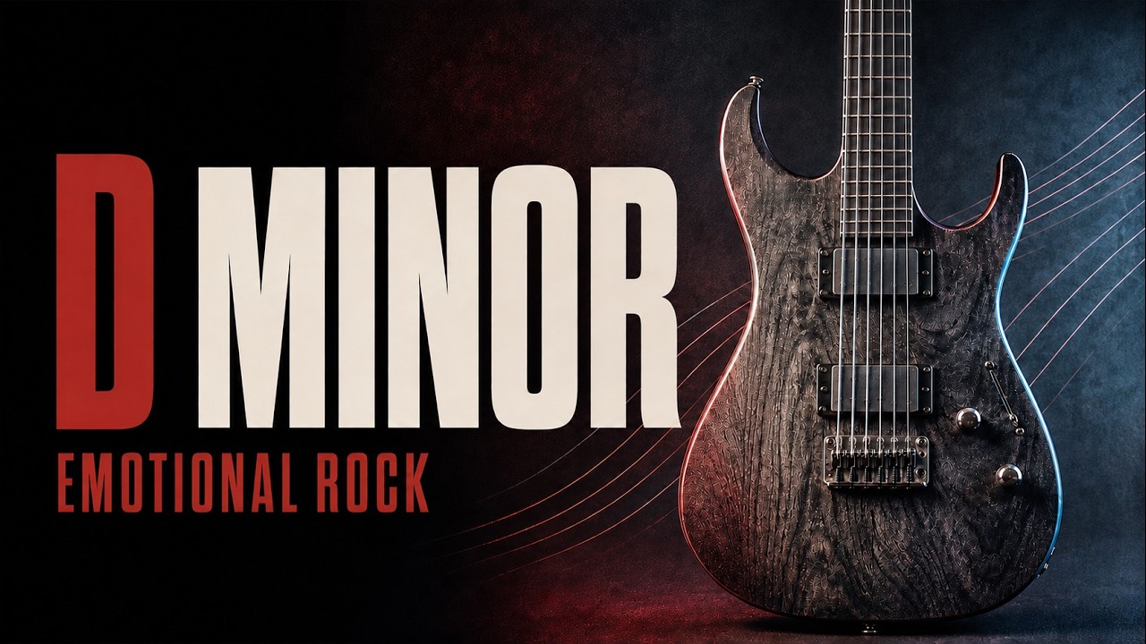 Emotional D Minor Guitar Backing Track | 75 BPM