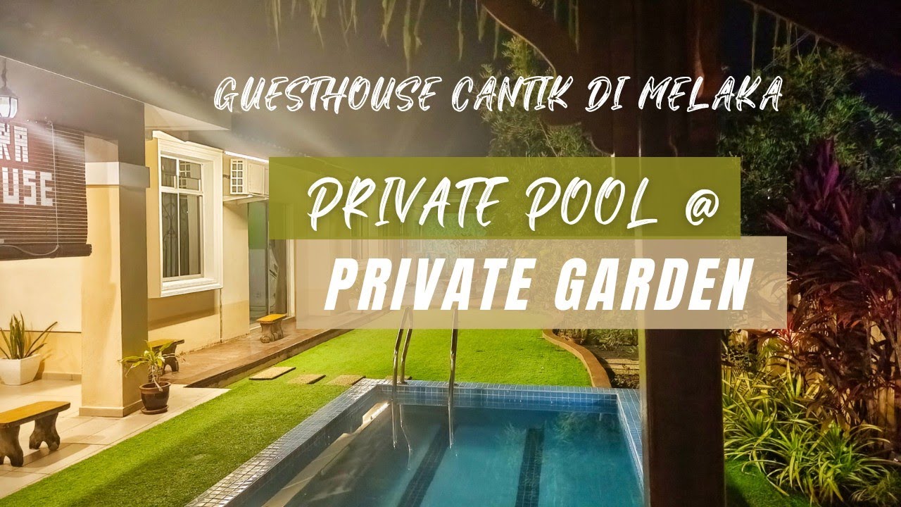 Homestay dengan Private Pool di Ayer Keroh Melaka | BBQ di Private Garden