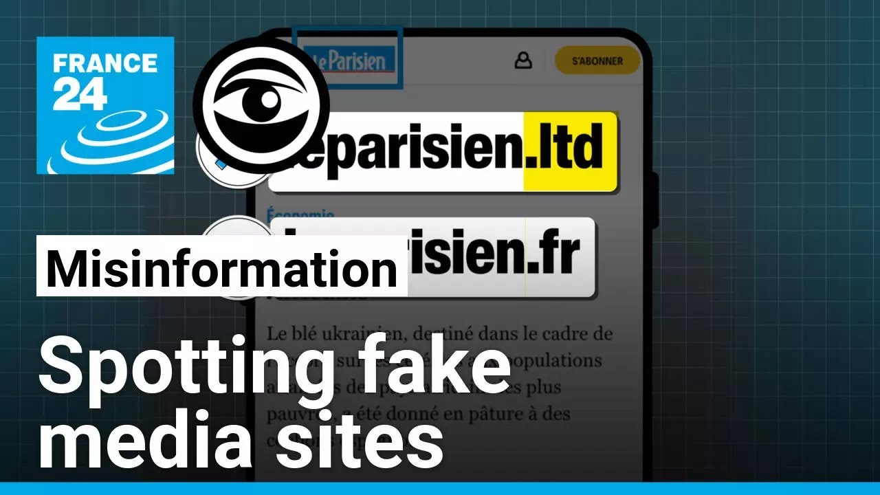 'Typosquatting': How to spot fake news sites created by AI &bull; The Observers - France 24