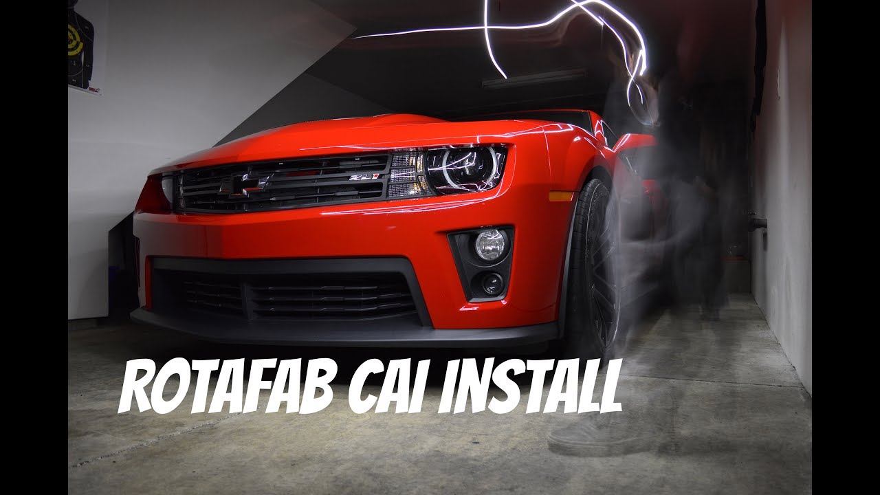 LSA ZL1 Rotofab CAI Install + Supercharger Whine Noises