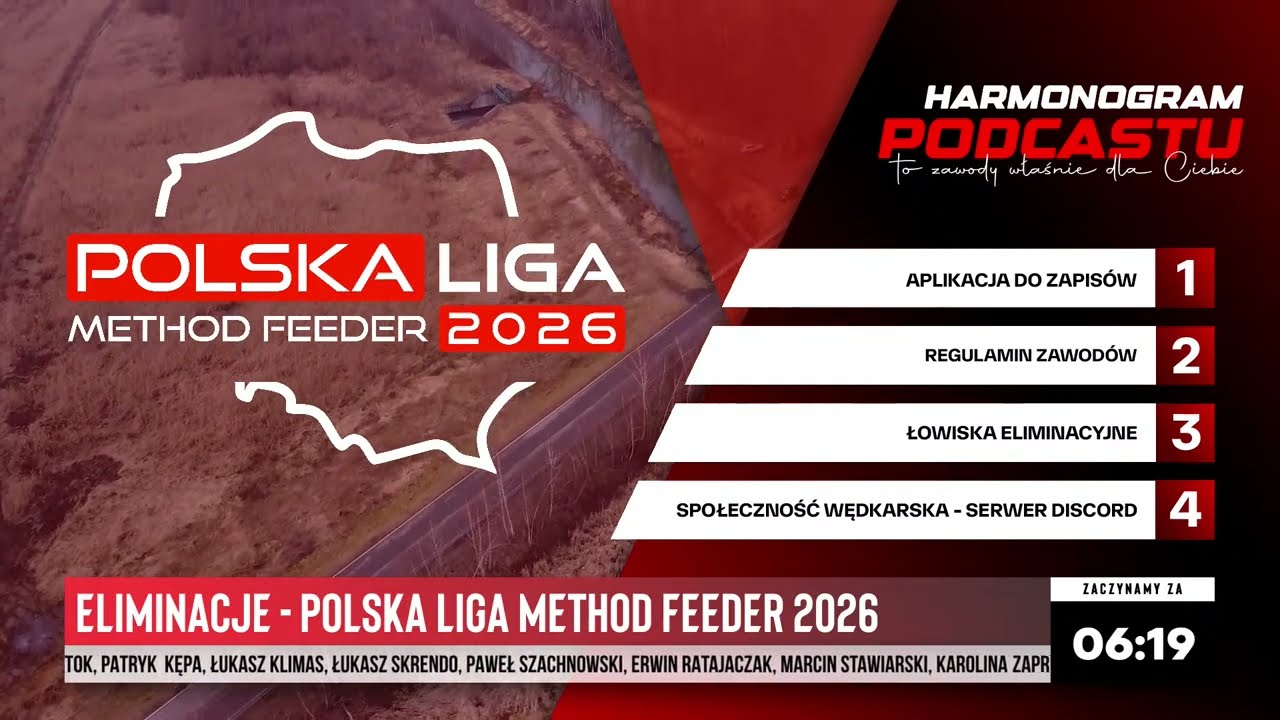 ELIMINACJE - PODCAST LIVE POLSKA LIGA METHOD FEEDER.