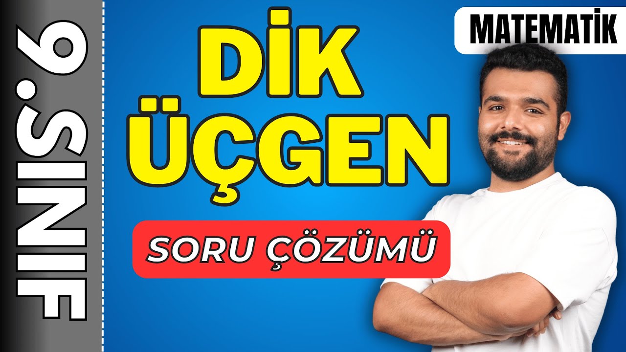 9. Sınıf Matematik Bursluluk Sınavı Dik Üçgen Soru Çözümü - Yeni Müfredat🔥