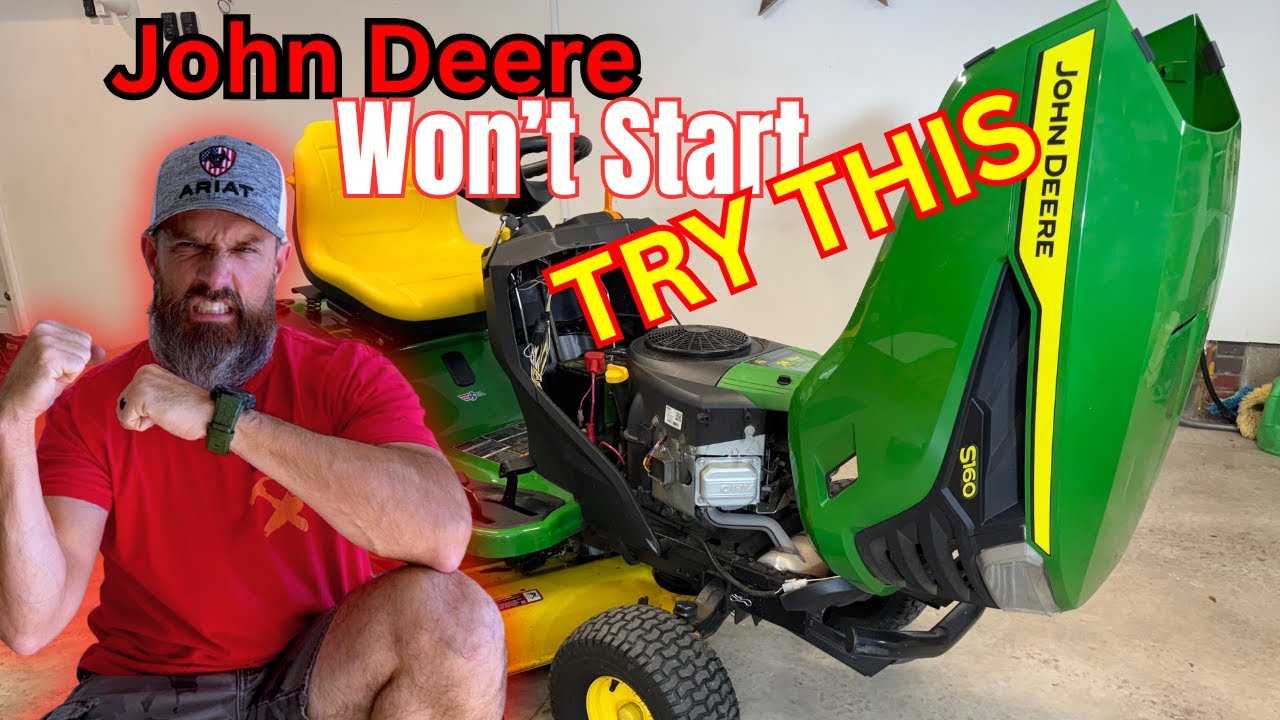 10 причин, почему трактор John Deere S160 не заводится (простые решения)