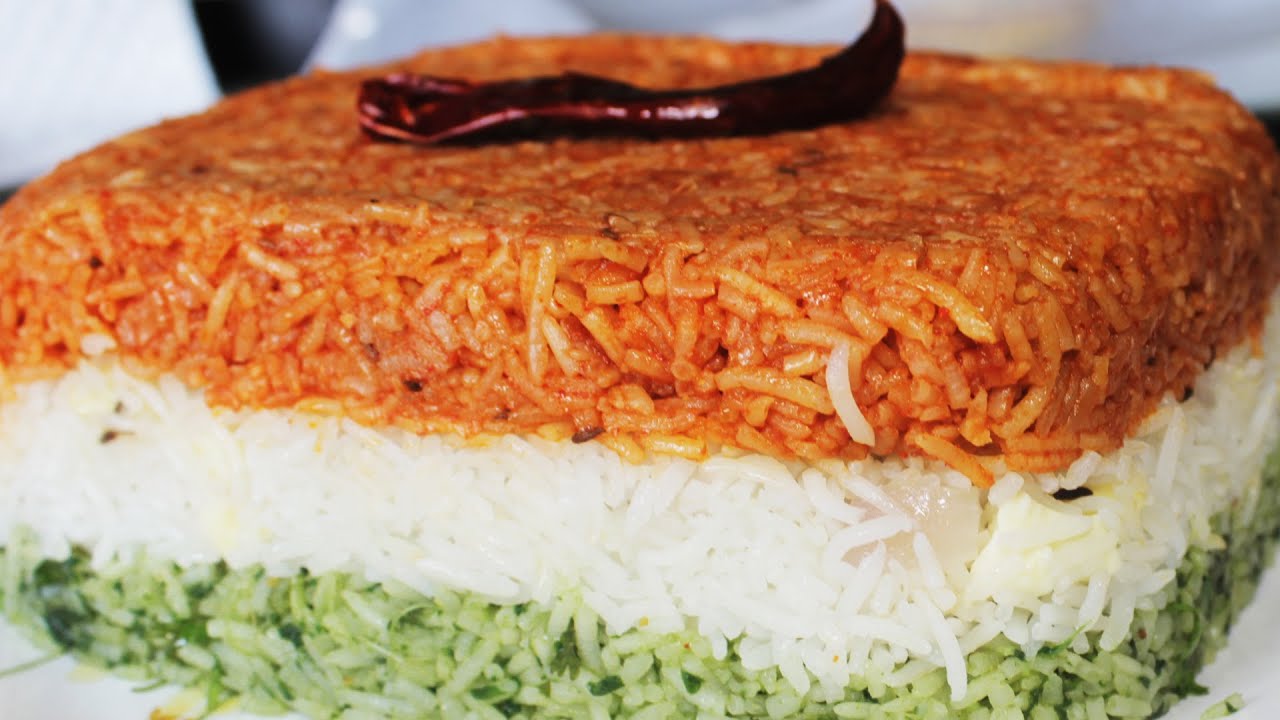 Tiranga Pulav | Vegetarian Tricoloured Rice | Republic Day Special Recipe