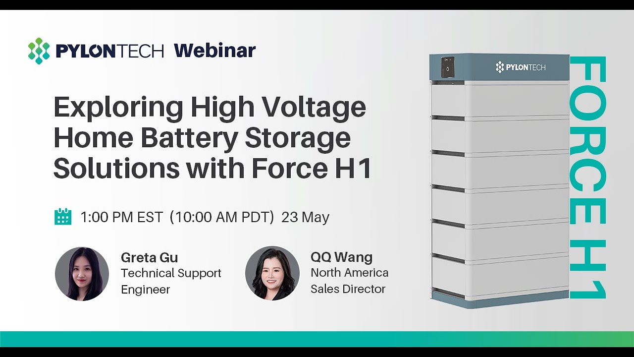 Exploring High Voltage Home Battery Storage Solutions with Force H1