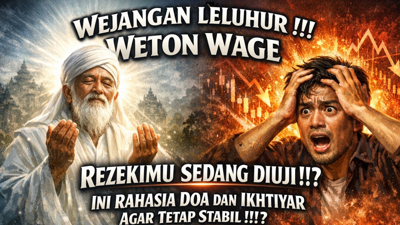 SALAM RAHAYU !!! WEJANGAN LELUHUR WETON WAGE SAAT REZEKI SEDANG DIUJI  DOA DAN IKHTIYAR YANG...
