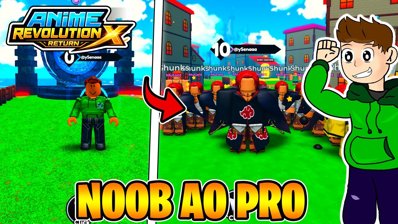 NOOB AO PRO! Vamos zerar totalmente o Anime Revolution X Return! #01