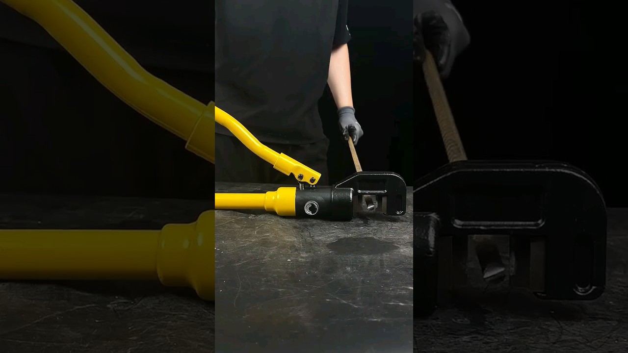 Hydraulic steel rod cutter high performance utility tool.#youtubeshorts #viralshorts