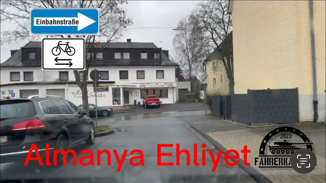 🇹🇷Tek Yön,Davranış ve Kurallar (Einbahnstraße) Almanya Ehliyet (Deutschland Führerschein) 2.Kısım