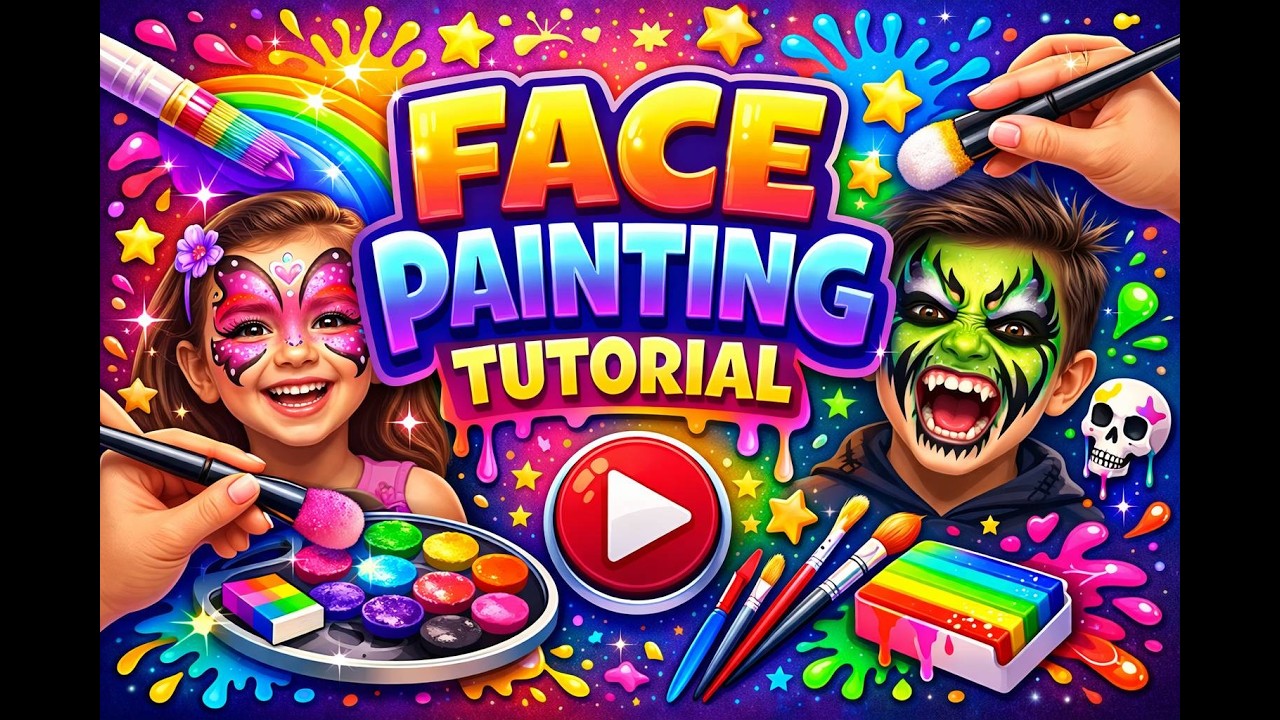 Do you want to become your idol ?? - FACE PAINTING TUTORIAL