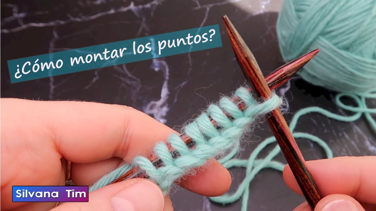 Como MONTAR LOS PUNTOS. Soluci&oacute;n para montar los puntos para que no falte lana ni sobre №1072