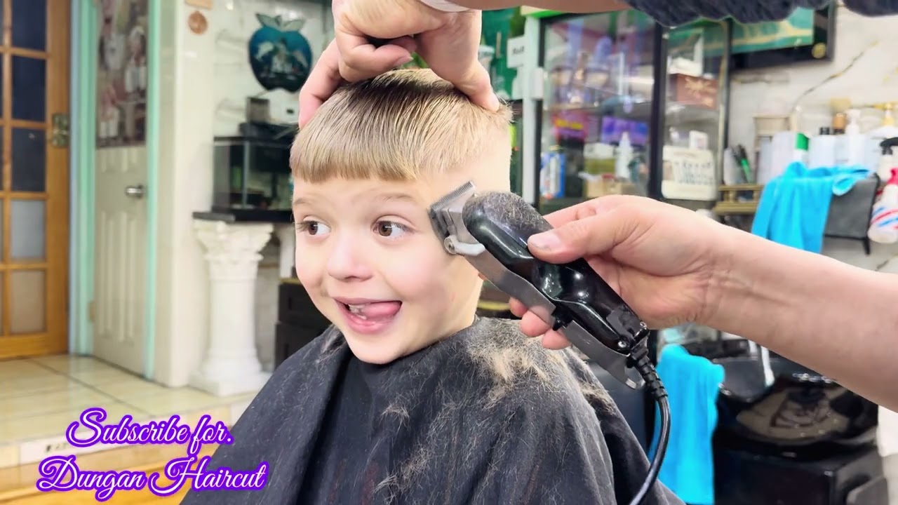 New style haircut for kids ,,   Kiểu tóc Đẹp Cho trẻ em 