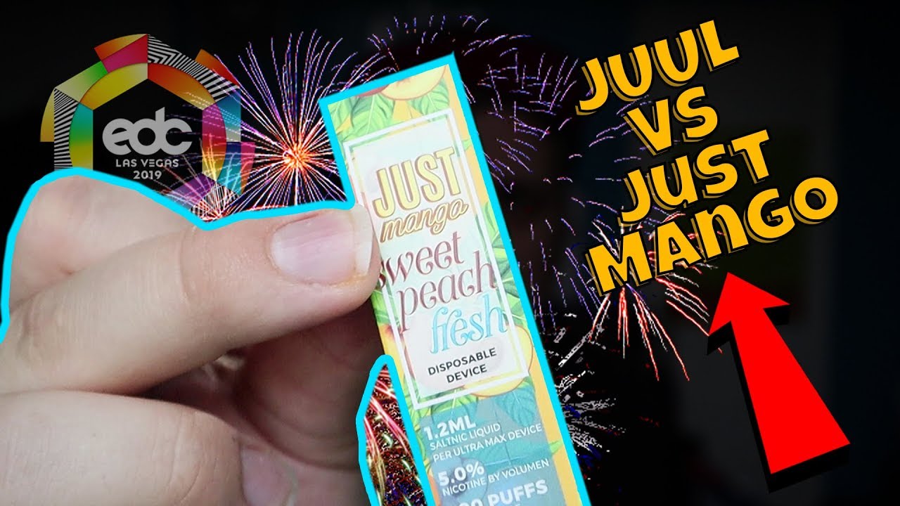 JUUL vs Just Mango EDCLV2019 Disposable Vape Review And STLTH Giveaway