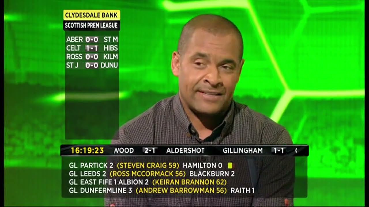 BBC Final Score - Saturday 1st September 2012