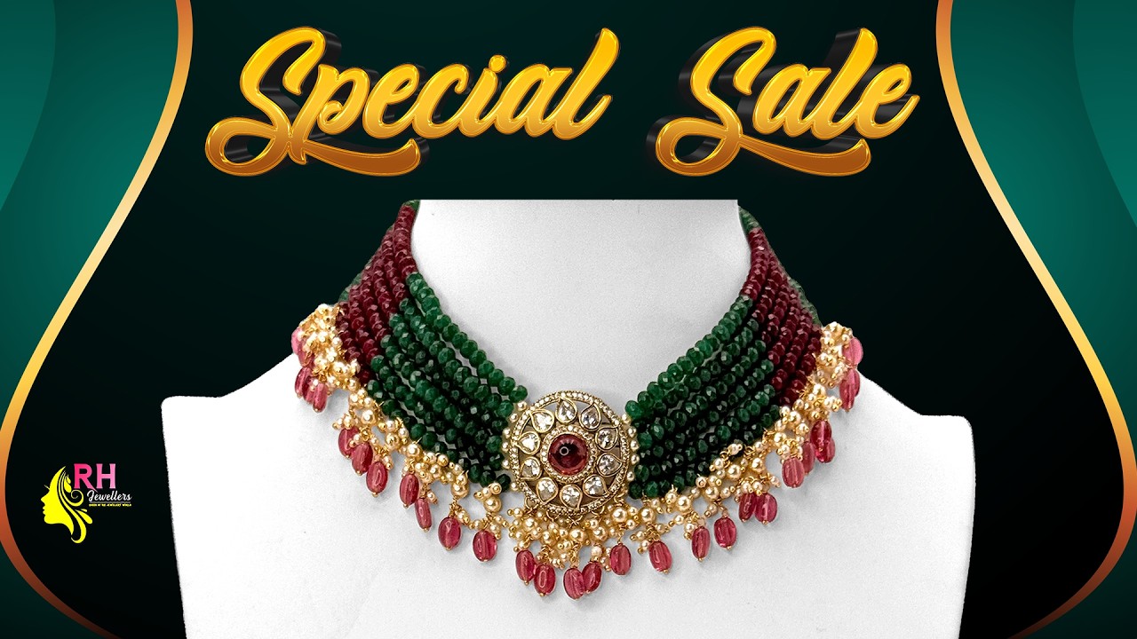 Special Live Jewellery Sale 💛 Silver & One Gram Gold  Premium Necklace Collection | RH Jewellers