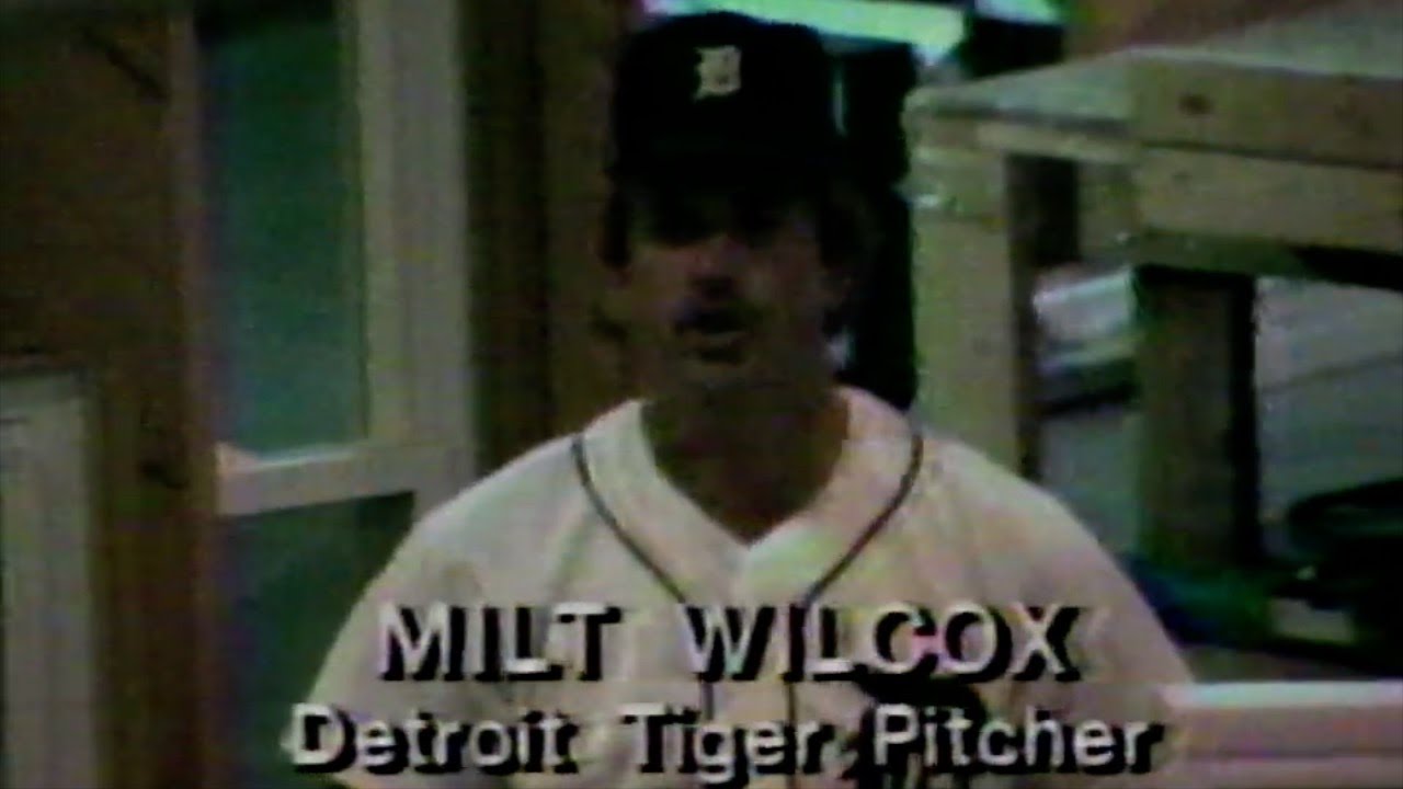 1985 Milt Wilcox, Detroit Tigers Pitcher for All Type Sash TV Commercial