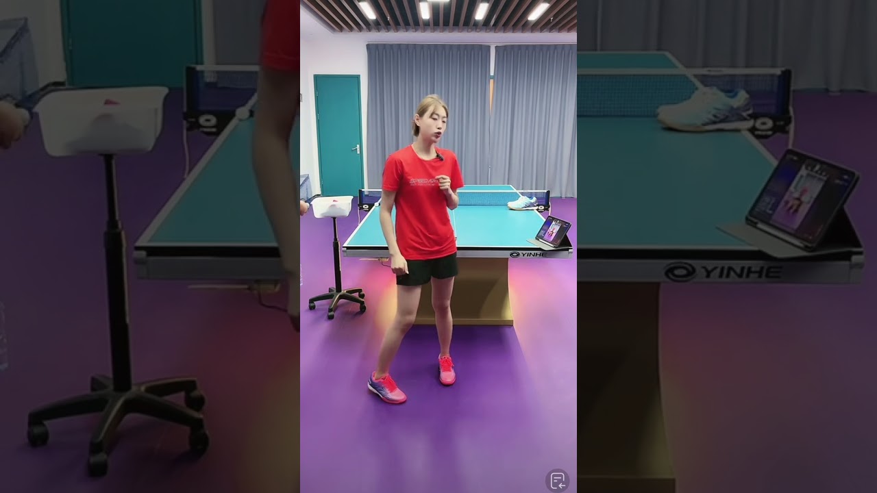 Cchen 陈星泰 勾手发球 Hook serve table tennis.