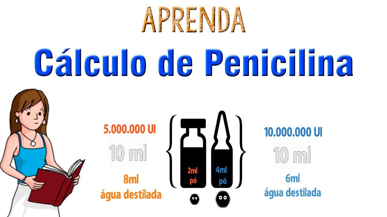 Cálculo de Penicilina Cristalina | Explicação + Resolução | COMPLETO