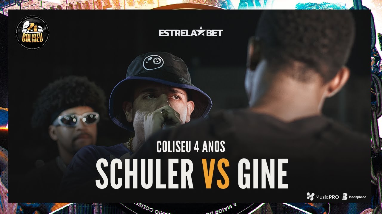 (DEU SHOW 🔥) SCHULER X GINE - BATALHA DO COLISEU - COLISEU 4 ANOS