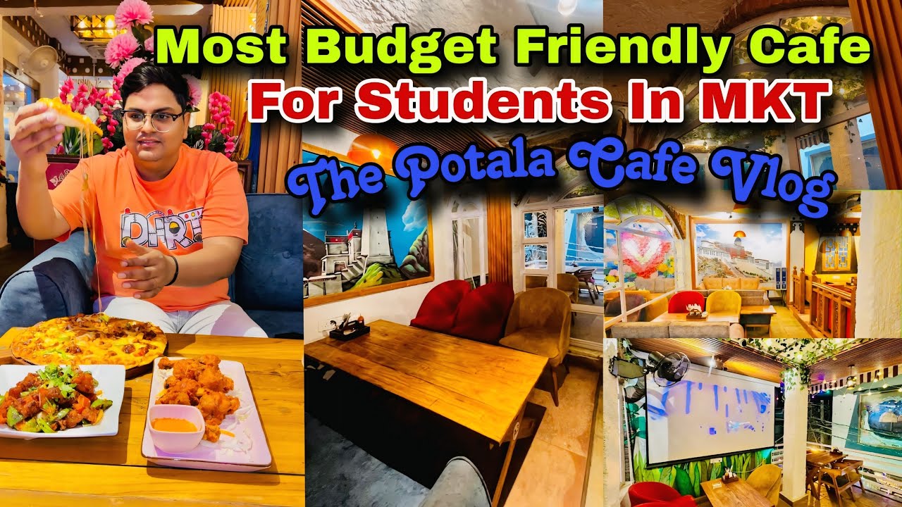 The Potala Cafe Majnu Ka Tila Honest Review | Best Cafe For Students In MKT Under Budget Vlog