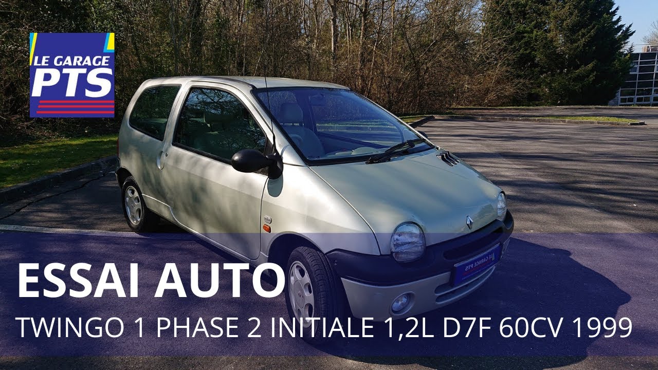 TEST – RENAULT TWINGO 1 INITIALE D7F 60CV 1999 (AUSSI GRANDE QUE LA RENAULT CAPTUR)