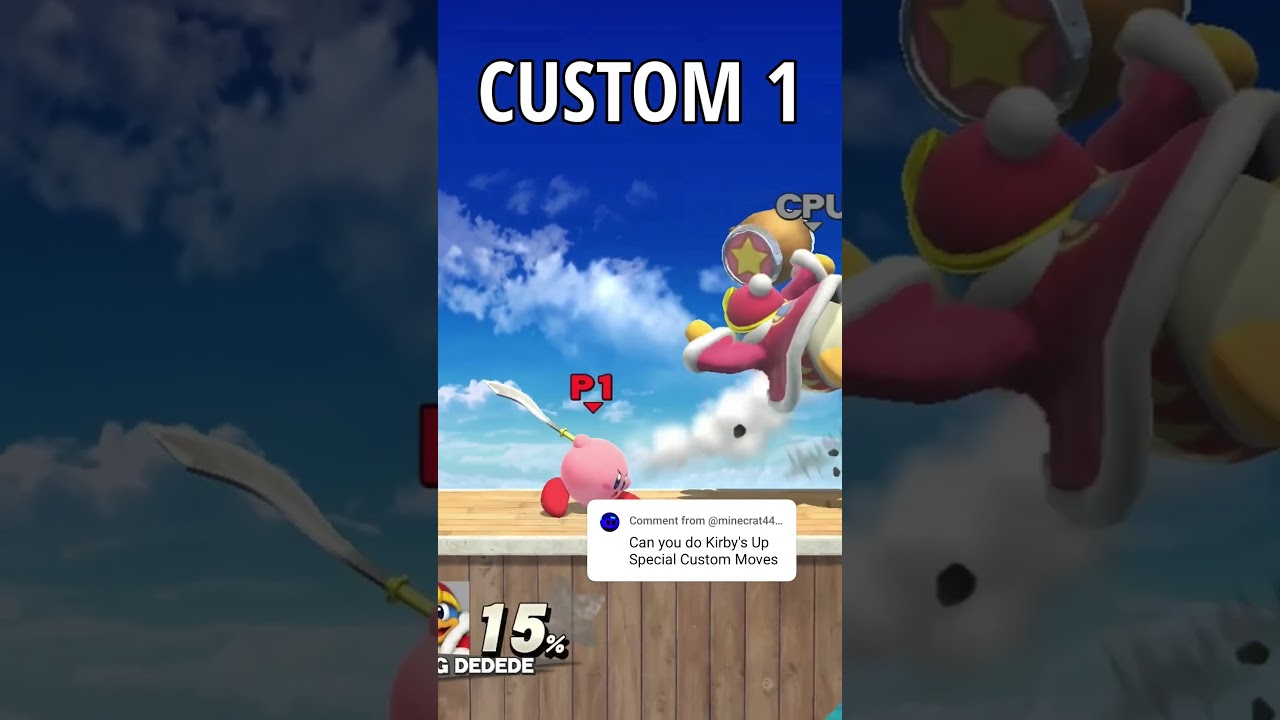 Kirby Custom Up Special Moves | Super Smash Bros. for Nintendo 3DS and Wii U (Smash 4)