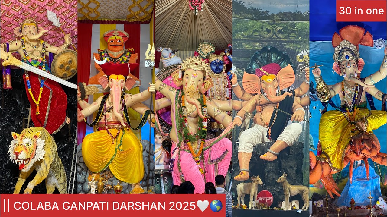 || COLABA GANPATI DARSHAN 2025🤍🌎|| CUFF PARADE GANPATI DARSHAN 2025|| MUMBAİ GANPATI DARSHAN 2025🥰||