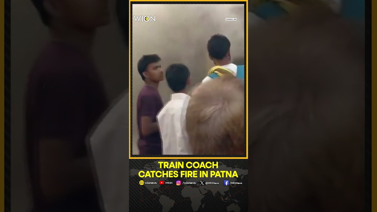 Patna Train Fire: Massive Blaze Erupts In Patna Fast Coach Near Sasaram Station | Shorts