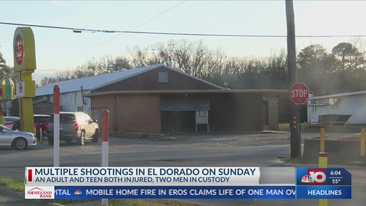 Four reported shooting incidents in El Dorado Sunday morning, two people in the hospital
