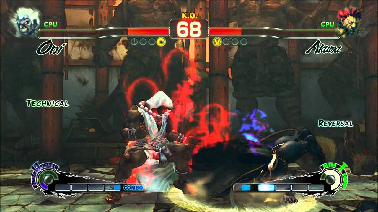 Shin Oni versus Shin Gouki (Akuma) - Super Street Fighter IV Arcade Edition Version 2012