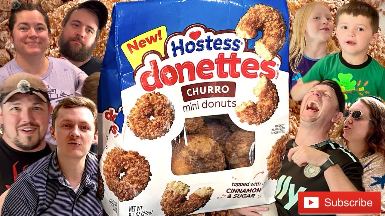 Мини-пончики Hostess - ЧУРРО - Дегустация и обзор! НОВИНКА!