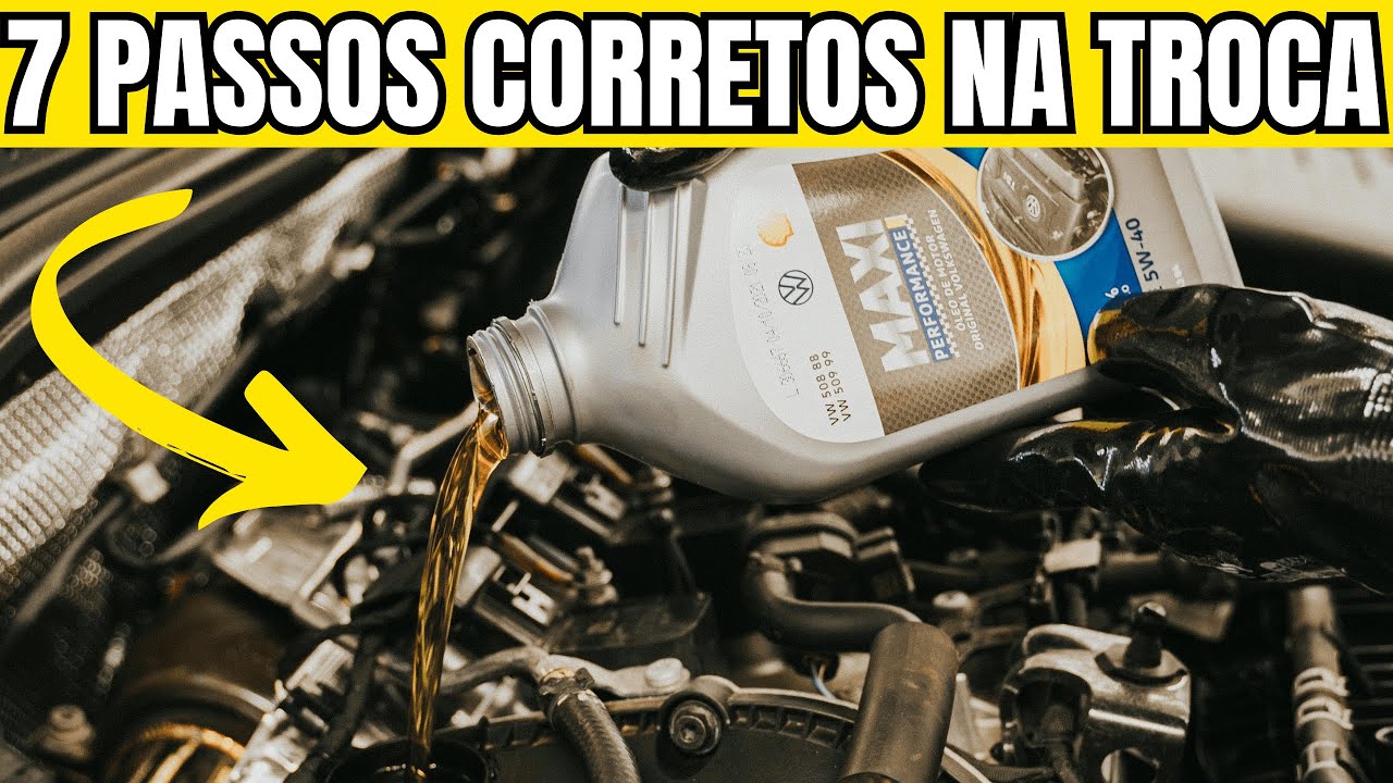 MÉTODO CORRETO DE TROCA DE ÓLEO QUE PROLONGA MOTOR