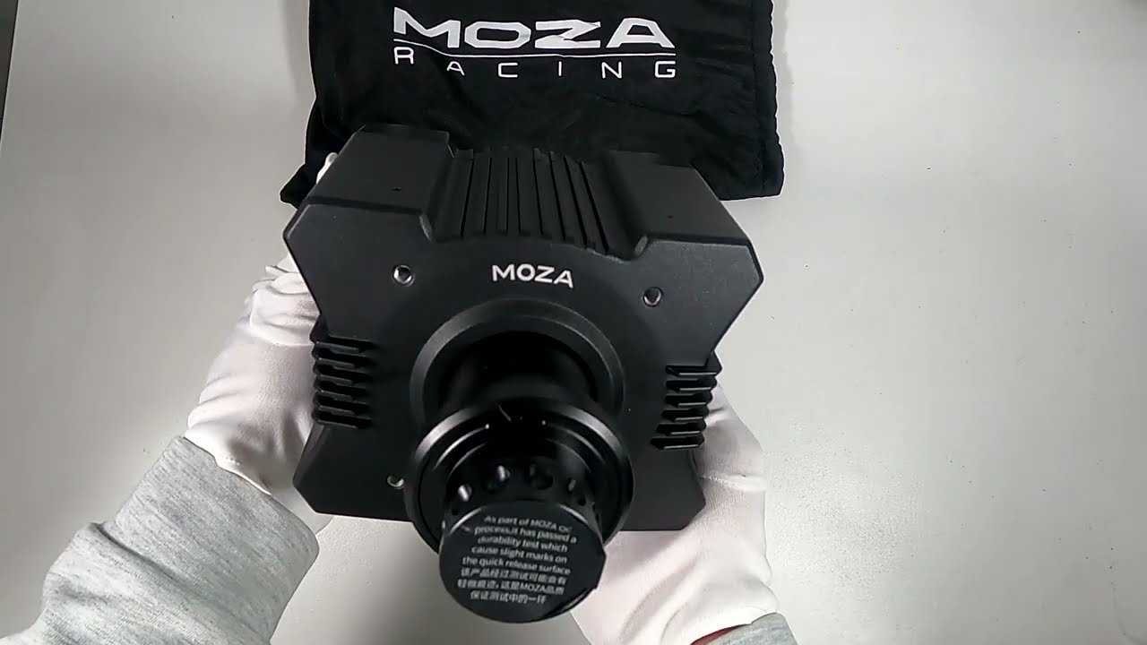 MOZA R9 V2 BASE SIMRACING DIRECT DRIVE UNBOXING