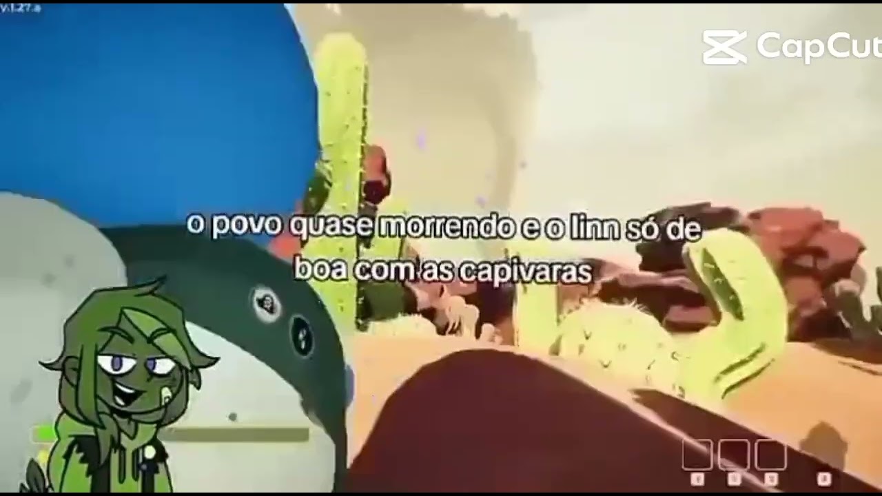 Linn e as capivaras👍