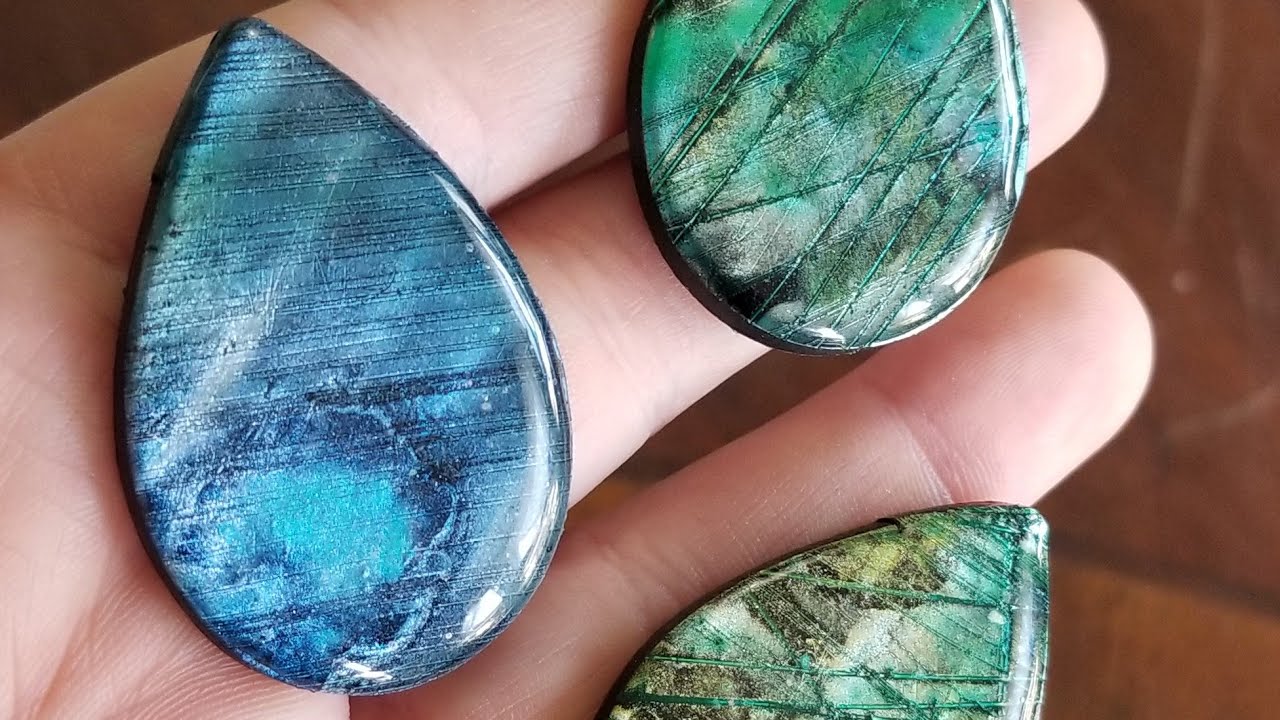 DIY Faux Labradorite