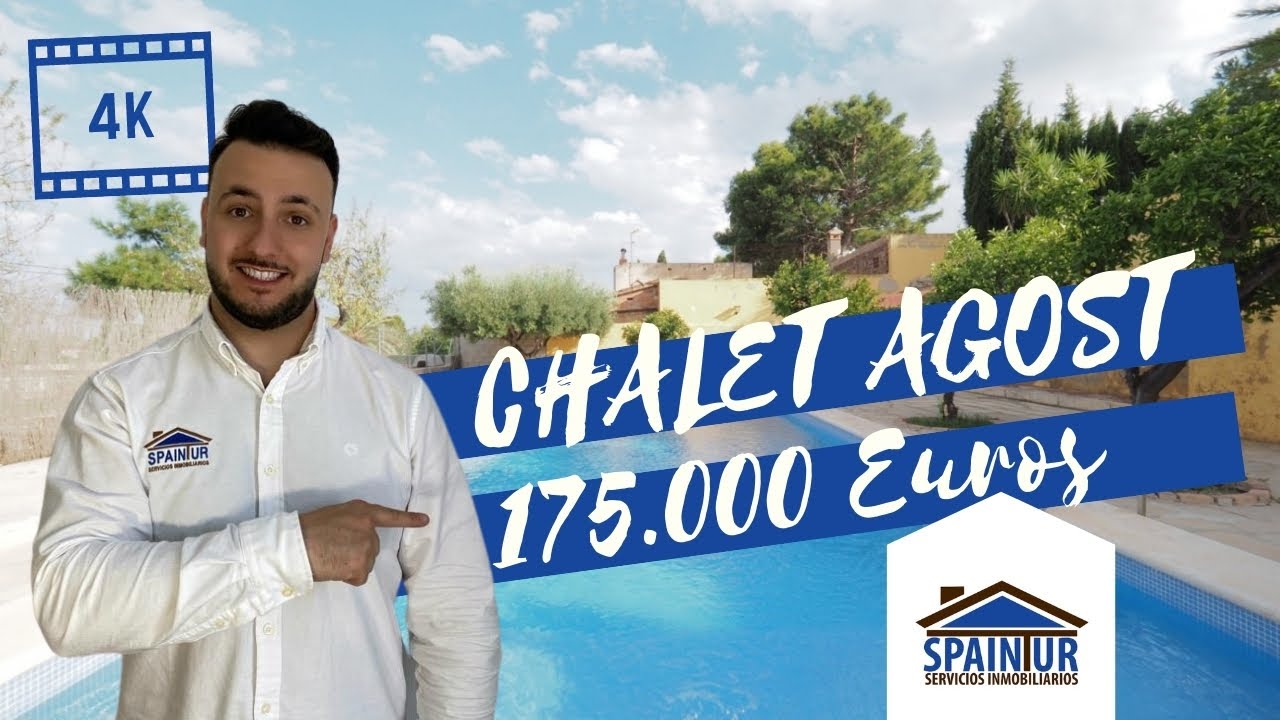 Chalet en Agost , ALICANTE │ 175.000 EUROS│zona Las Lomas │ Ref. SG1098 │SPAINTUR 4K