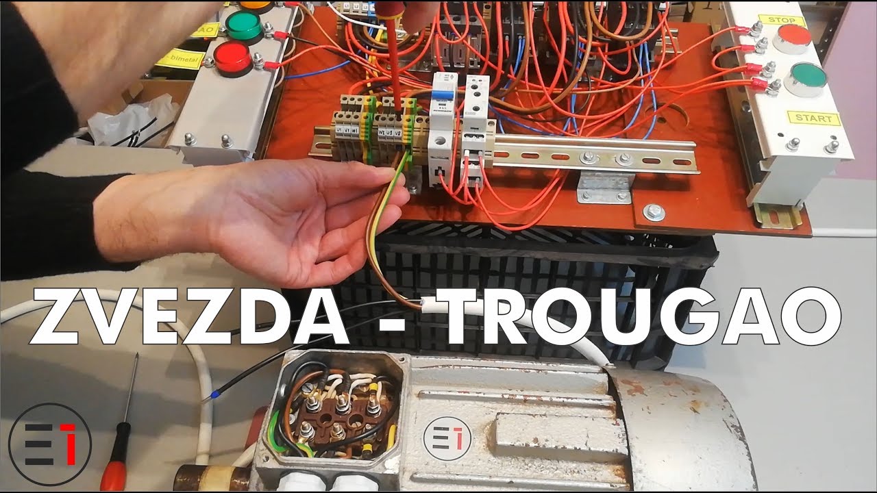 ZVEZDA TROUGAO prikljucivanje motora | How to wire